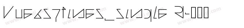 Uneasytimes_simple R字体转换